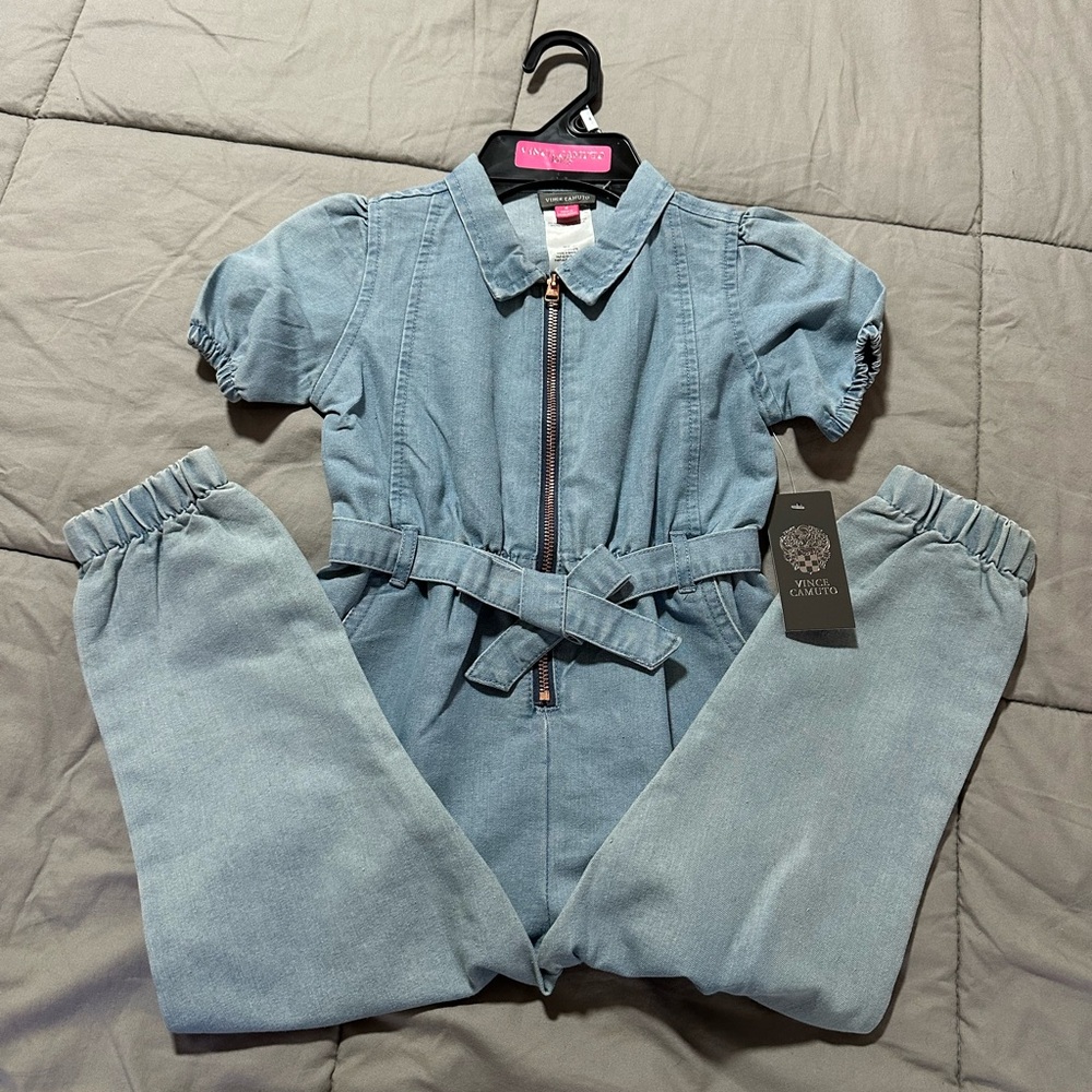 Vince Camuto Light Blue Jumpsuit with Belt